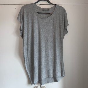 Athleta Oversized Asymmetrical Long Yoga Shirt EUC